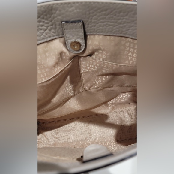 Kate Spade Perri Lane Bubbles Beige Leather Tote - Picture 6 of 7
